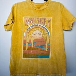 Yellow Whiskey Sunrise Graphic Tee